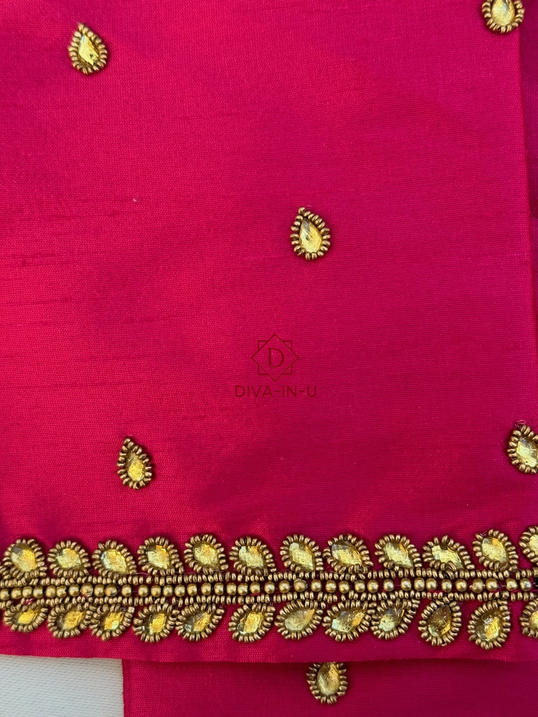 Rani Pink AARI/Maggam work blouse