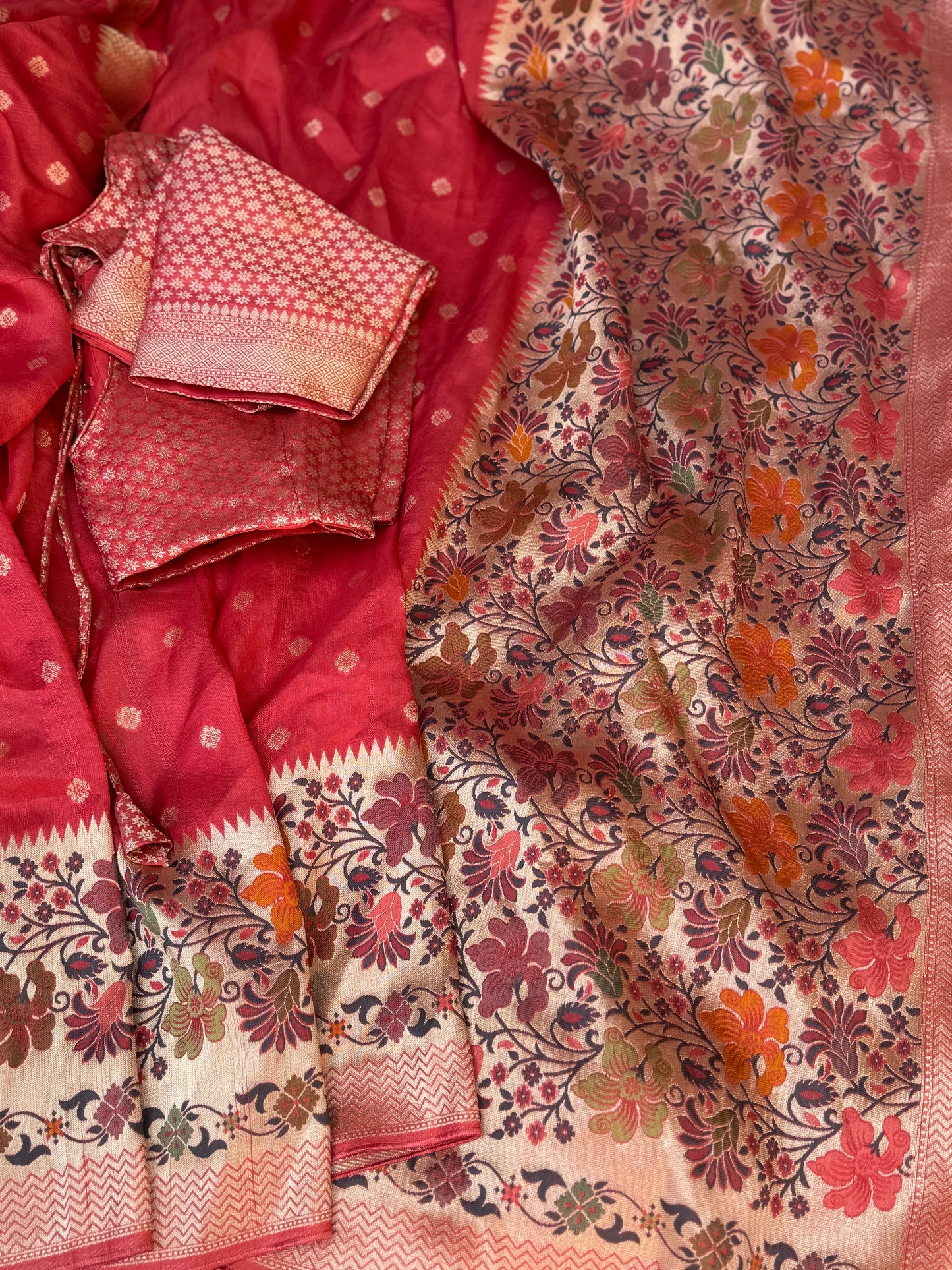 Tussar Georgette Saree (Pre-Stitched Saree)