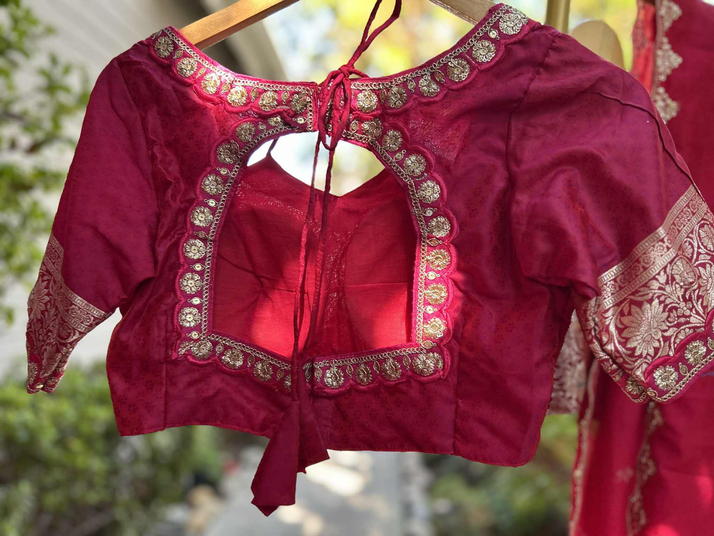 Rani Pink Banarasi Lehanga