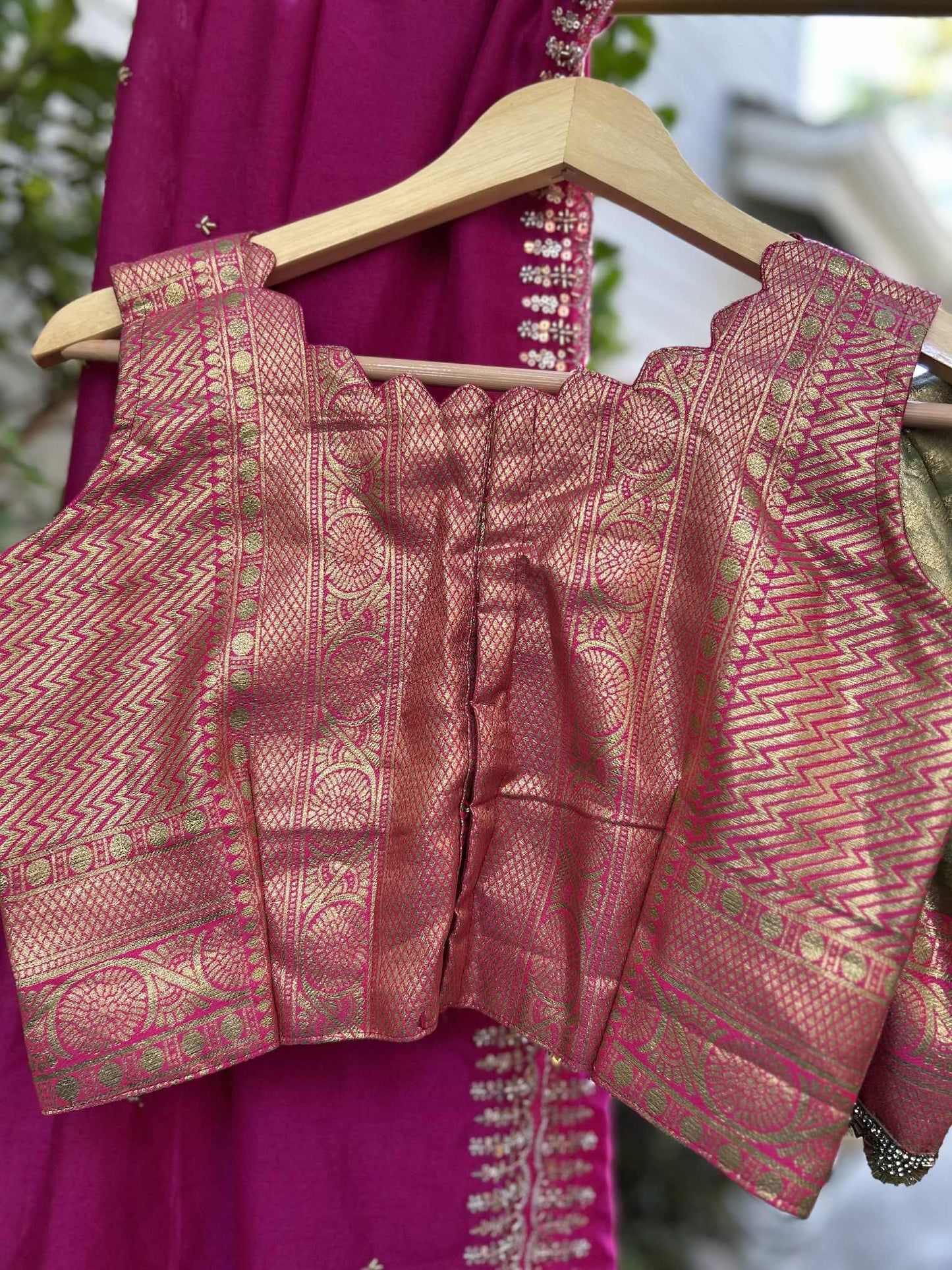 Parrot Green Lehanga with Red Dupatta