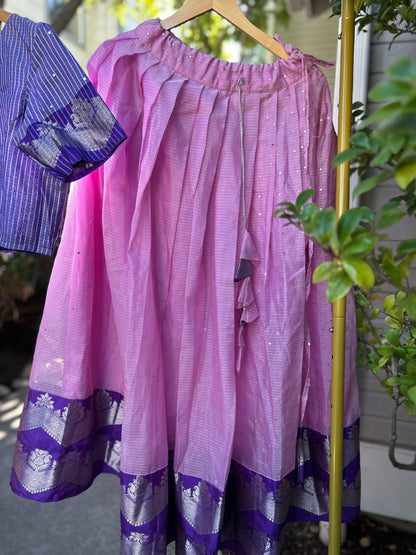 Pink Lehanga with Croptop