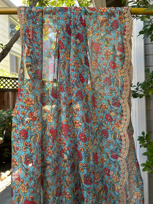 Kalamkari Print Dupatta