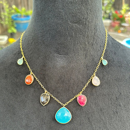 Multicolor Stone Necklace