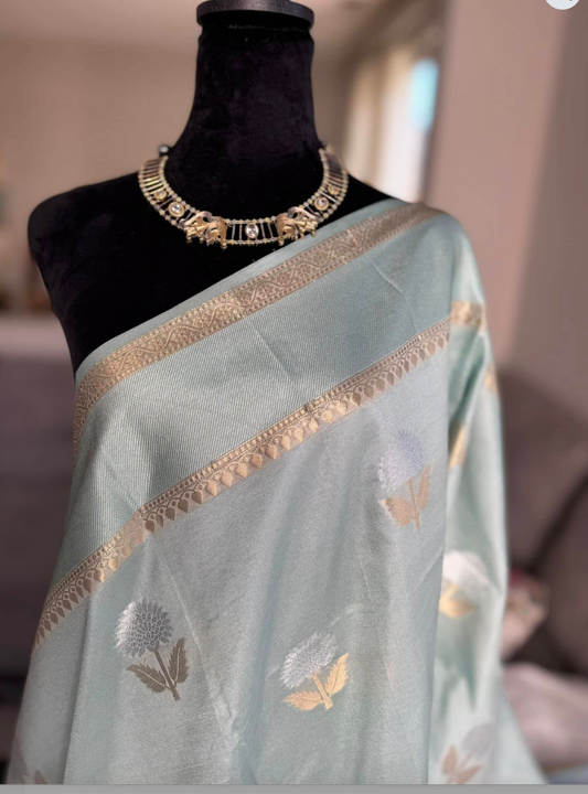 Semi Raw Mango Sarees